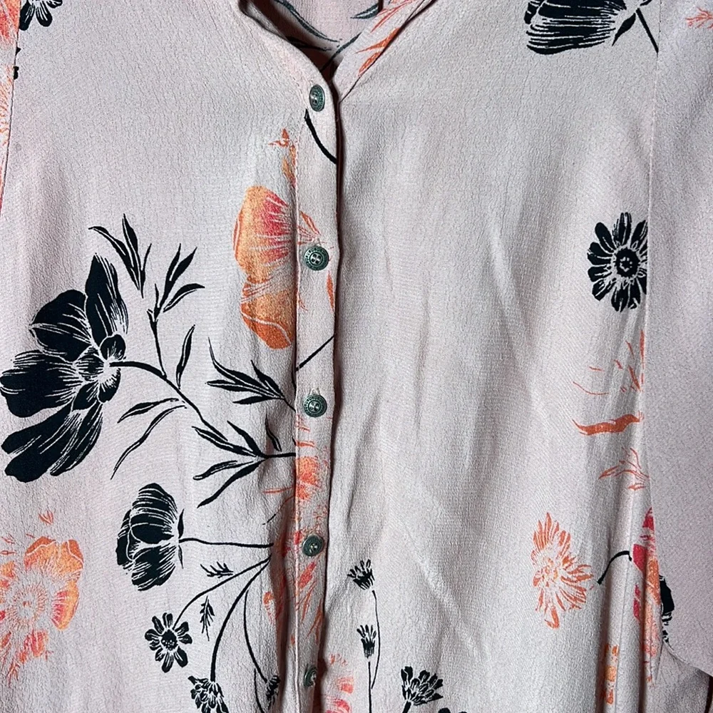 Free people pink/rose floral dress size XS - Picture 5 of 13